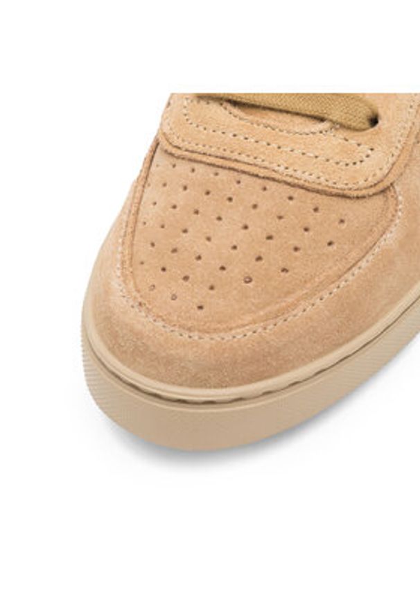 Gino Rossi Sneakersy OTSEGO-54 MI08 Brązowy. Kolor: brązowy. Materiał: skóra, zamsz
