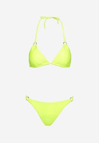 Renee - Jasnozielone Bikini 2-Częściowe Majtki Figi i Biustonosz Wiązany na Plecach Calix. Kolor: zielony #4