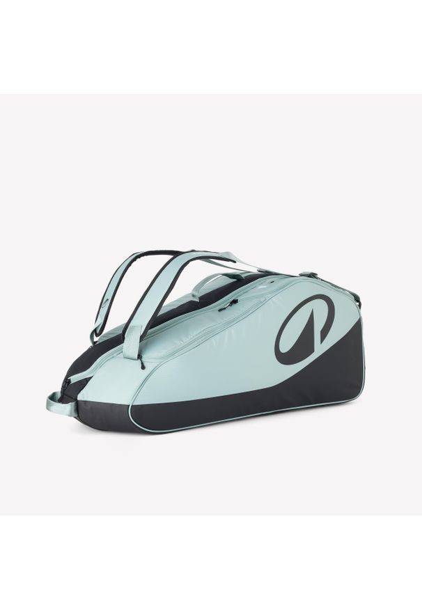 ARTENGO - Torba tenisowa Kuikma L Pro 9R termoizolacyjna. Kolor: zielony. Sport: tenis