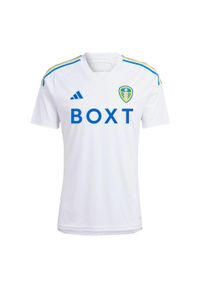 Adidas - Koszulka Leeds United FC 23/24 Home. Kolor: biały. Materiał: materiał