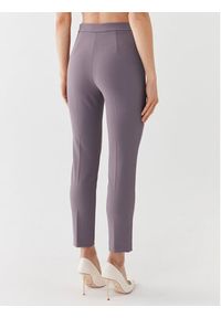 Elisabetta Franchi Spodnie materiałowe PA-005-36E2-V280 Fioletowy Slim Fit. Kolor: fioletowy. Materiał: syntetyk #5