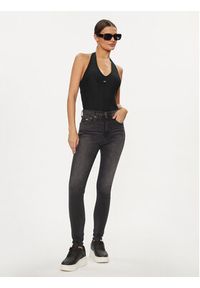 Tommy Jeans Top DW0DW17883 Czarny Slim Fit. Kolor: czarny. Materiał: syntetyk #5