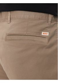 BOSS - Boss Szorty materiałowe Chino-Slim 50513026 Brązowy Slim Fit. Kolor: brązowy. Materiał: bawełna