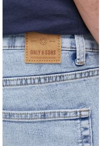 Only & Sons jeansy Wrap męskie. Kolor: niebieski #4