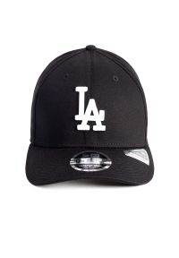 Czapka New Era 9Fifty Stretch Snap LA Dodger 11876580 - czarna. Kolor: czarny. Materiał: bawełna, elastan. Styl: klasyczny, casual #1