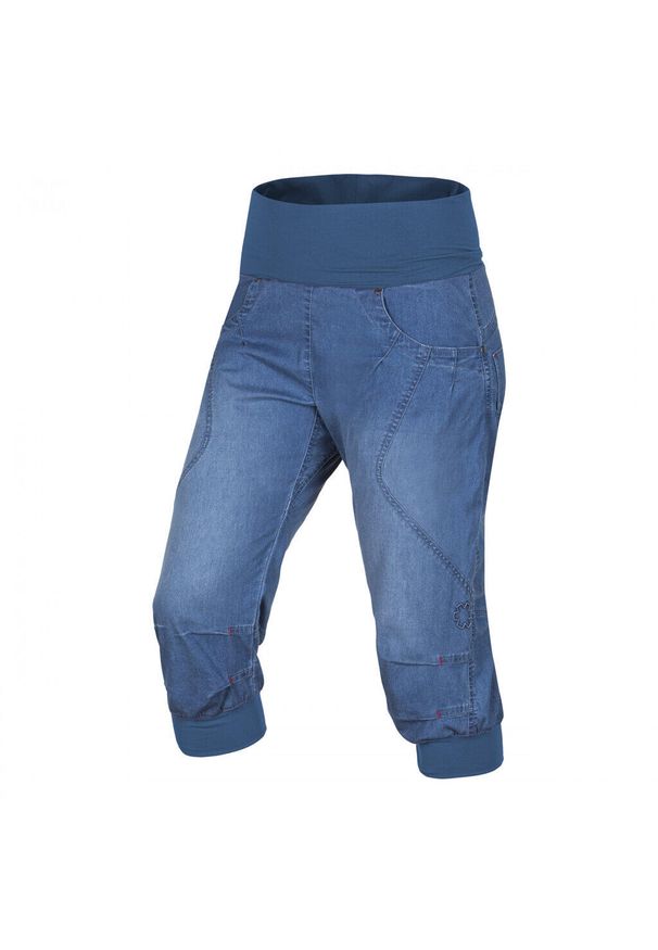OCUN - Spodenki wspinaczkowe damskie Ocun Noya Short Jeans. Kolor: niebieski. Materiał: jeans