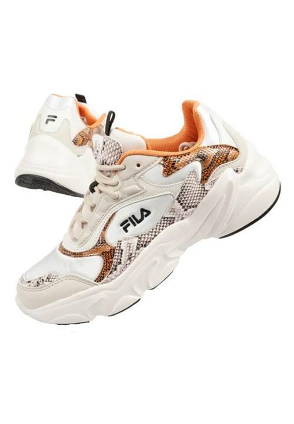 Buty do chodzenia damskie Fila Collene. Zapięcie: sznurówki. Kolor: żółty, pomarańczowy, wielokolorowy. Materiał: materiał, syntetyk, tkanina. Szerokość cholewki: normalna. Sport: turystyka piesza