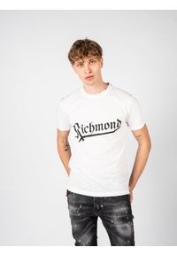 John Richmond T-Shirt | RMA22091TS | Mężczyzna | Biały. Okazja: na co dzień. Kolor: biały. Materiał: bawełna. Długość rękawa: krótki rękaw. Długość: krótkie. Wzór: nadruk. Styl: casual