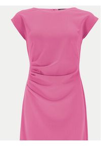 Swing Sukienka koktajlowa 5AG23100 Różowy Slim Fit. Kolor: różowy. Materiał: syntetyk. Styl: wizytowy #4