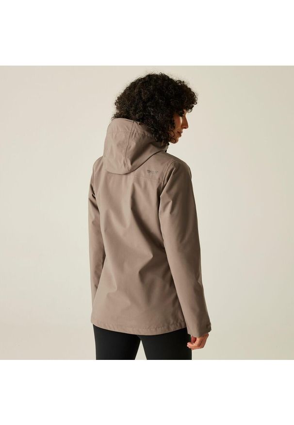 Regatta - Kurtka zimowa damska 3 w 1 Coriver. Kolor: brązowy. Materiał: puch, materiał. Sezon: zima. Sport: turystyka piesza
