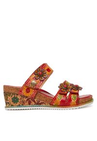 Klapki Laura Vita. Kolor: czerwony #1
