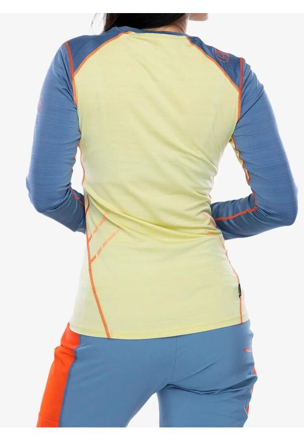 LA SPORTIVA - Bluza termoaktywna damska La Sportiva Tour Long Sleeve. Kolor: żółty. Długość rękawa: długi rękaw. Sezon: zima. Sport: narciarstwo