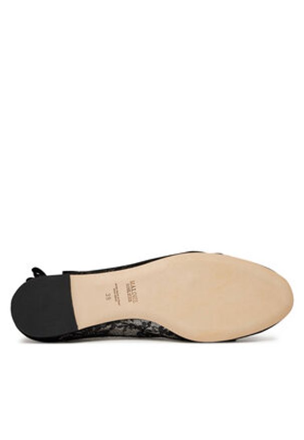 MALONE SOULIERS Baleriny Sabina 5-1 Czarny. Kolor: czarny. Materiał: materiał