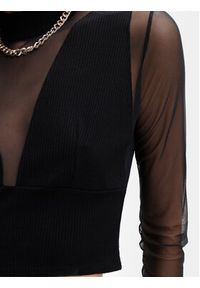 Desigual Bluzka Venice 24SWTK76 Czarny Slim Fit. Kolor: czarny. Materiał: wiskoza #4