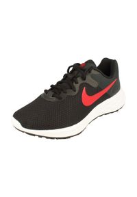 Nike - Buty do biegania na co dzień męskie NIKE REVOLUTION 6 dla aktywnych. Okazja: na co dzień. Kolor: czarny, czerwony, wielokolorowy. Model: Nike Revolution