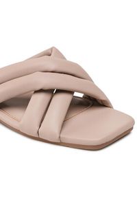 Jenny Fairy Klapki LS5692-04 Beżowy. Kolor: beżowy. Materiał: skóra #7
