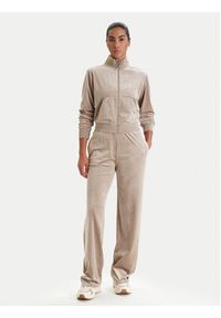 Guess Spodnie dresowe V3BB26 K0232 Beżowy Regular Fit. Kolor: beżowy. Materiał: syntetyk #4