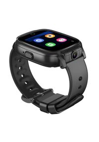 GARETT - Smartwatch Garett Kids Twin 4G czarny. Rodzaj zegarka: smartwatch. Kolor: czarny. Styl: klasyczny, młodzieżowy