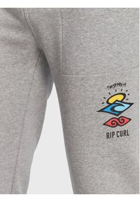 Rip Curl Spodnie dresowe Search Icon CPACL9 Szary Straight Fit. Kolor: szary. Materiał: syntetyk, dresówka