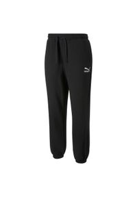Spodnie sportowe męskie Puma 53559701. Kolor: czarny. Materiał: bawełna, materiał, syntetyk. Sport: fitness