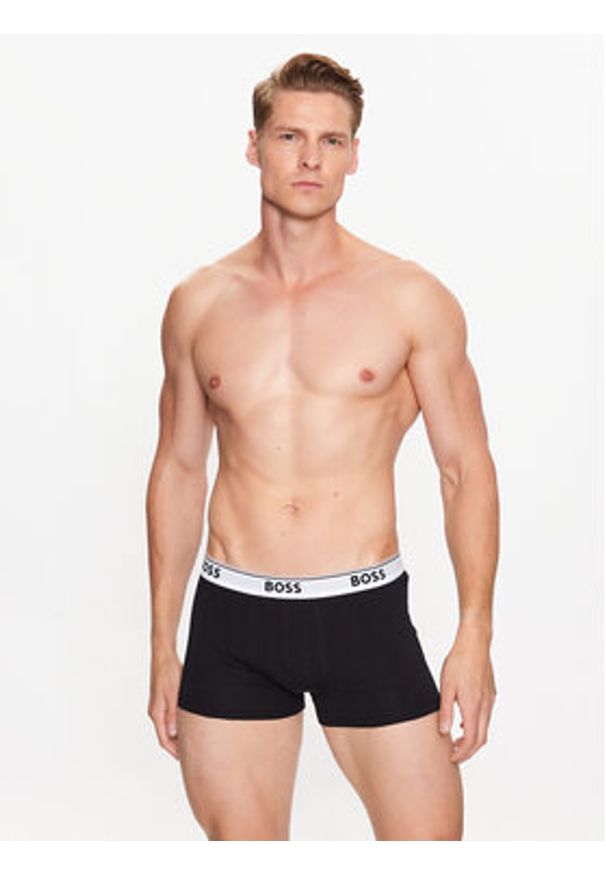 BOSS Komplet bokserek Power 50475274 Czarny. Kolor: czarny. Materiał: bawełna
