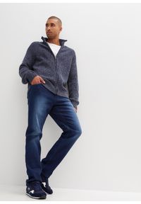 bonprix - Dżinsy ze stretchem regular fit w wygodnym fasonie, straight. Kolor: niebieski. Styl: vintage #2