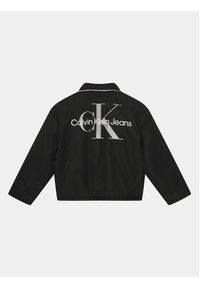 Calvin Klein Jeans Kurtka przejściowa Skater IU0IU00541 Czarny Regular Fit. Kolor: czarny. Materiał: syntetyk #4