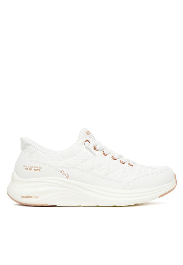 skechers - Skechers Sneakersy Contour Foam 150413/WTRG Biały. Kolor: biały. Materiał: materiał