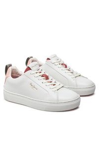 Pepe Jeans Sneakersy PLS00017 Biały. Kolor: biały. Materiał: skóra #4