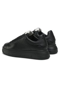 Emporio Armani - Sneakersy EMPORIO ARMANI - X4X264 XM783 K001 Black/Black. Okazja: na co dzień. Kolor: czarny. Materiał: materiał, skóra ekologiczna. Styl: casual, sportowy #5