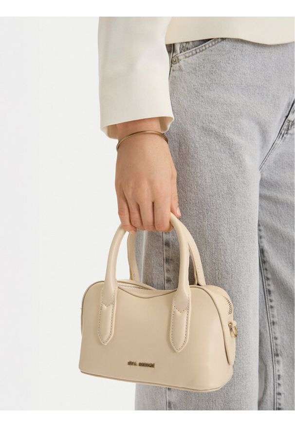 Eva Minge Torebka EO-ANAIS-LDA-8634 Écru. Kolor: kremowy. Materiał: skórzane