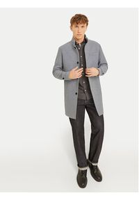 Jack & Jones - Jack&Jones Płaszcz wełniany Melton 12258672 Szary Regular Fit. Kolor: szary. Materiał: syntetyk, wełna #5