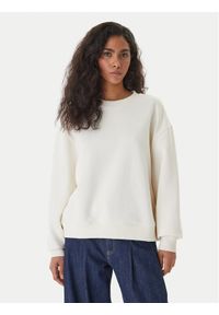 Hugo - HUGO Bluza Deroxina_9 50561234 Kremowy Regular Fit. Kolor: kremowy. Materiał: bawełna #1