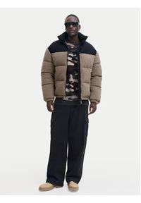 Jack & Jones Kurtka zimowa Flare Teddy 12286050 Beżowy Regular Fit. Kolor: beżowy. Materiał: syntetyk. Sezon: zima #8