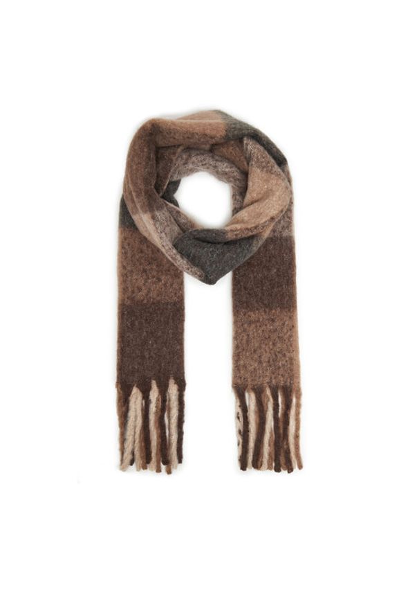 JOOP! Szalik Agustina 30048974 Brązowy. Kolor: brązowy. Materiał: poliester, materiał