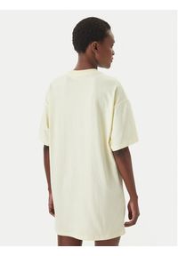 Calvin Klein Jeans Sukienka codzienna LV047F228G Żółty jasny Oversize. Okazja: na co dzień. Kolor: żółty. Materiał: bawełna. Typ sukienki: proste, oversize. Styl: casual #2