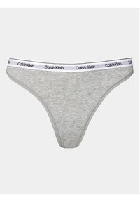 Calvin Klein Underwear Stringi 000QD5043E Szary. Kolor: szary. Materiał: bawełna #3