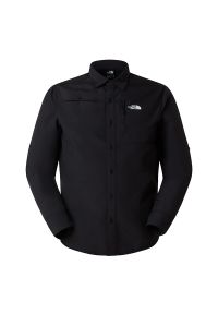 Koszula męska The North Face Sequoia 0A8FU5JK31 - czarna. Kolor: czarny. Materiał: skóra, nylon. Styl: wakacyjny, klasyczny #1