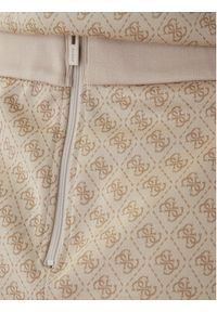 Guess Spódnica dresowa V6RD04 K2042 Beżowy Classic Fit. Kolor: beżowy. Materiał: syntetyk #4