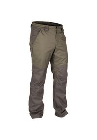 Spodnie outdoor SOLOGNAC 500 przeciwdeszczowe. Kolor: brązowy, zielony, wielokolorowy. Materiał: tkanina, skóra, materiał. Sport: outdoor #1