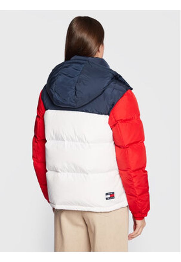 Tommy Jeans Kurtka puchowa Alaska DW0DW14288 Kolorowy Regular Fit. Materiał: syntetyk, puch. Wzór: kolorowy