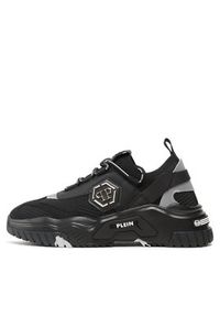 Philipp Plein - PHILIPP PLEIN Sneakersy Trainer Sneakers Predator AAAS USC0096 PTE003N Czarny. Kolor: czarny. Materiał: materiał