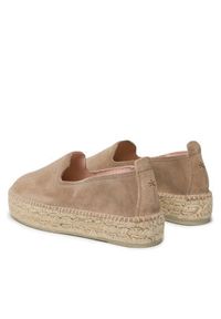 Manebi Espadryle Double Sole Espadrilles W 1.9 D0 Beżowy. Kolor: beżowy. Materiał: skóra, zamsz #4