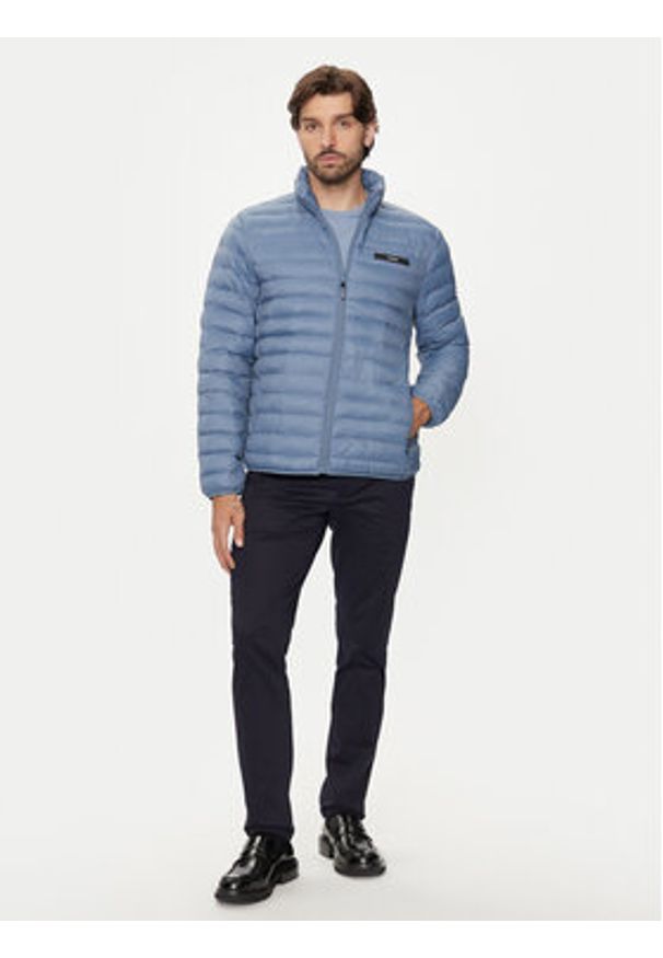 Calvin Klein Kurtka puchowa K10K113474 Granatowy Regular Fit. Kolor: niebieski. Materiał: syntetyk