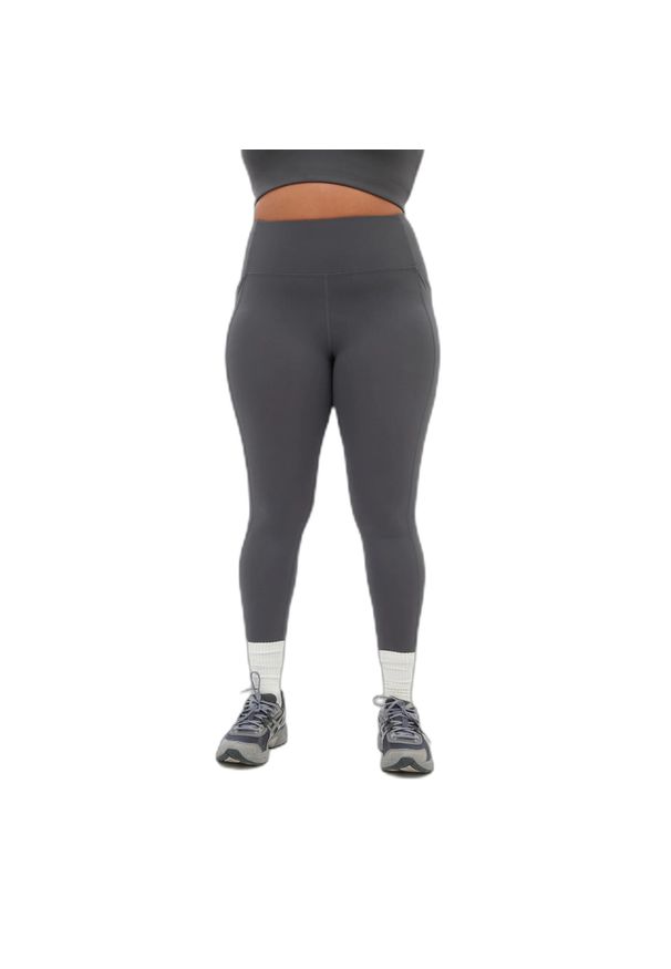 GIRLFRIEND COLLECTIVE - Legginsy wysoka talia 7/8 z kieszenią dla kobiet Girlfriend Collective. Kolor: wielokolorowy, szary, czarny. Sport: fitness