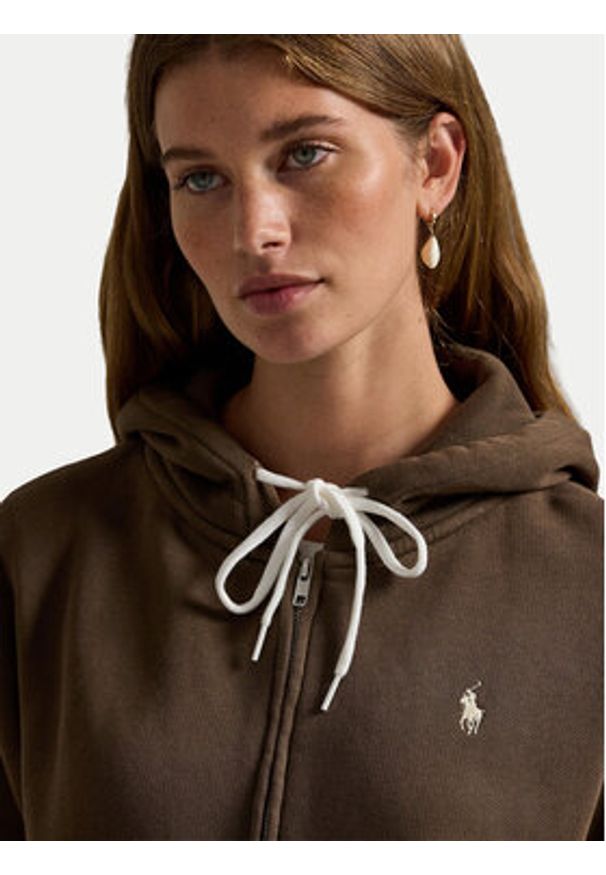 Polo Ralph Lauren Bluza 211971699501 Brązowy Relaxed Fit. Typ kołnierza: polo. Kolor: brązowy. Materiał: bawełna