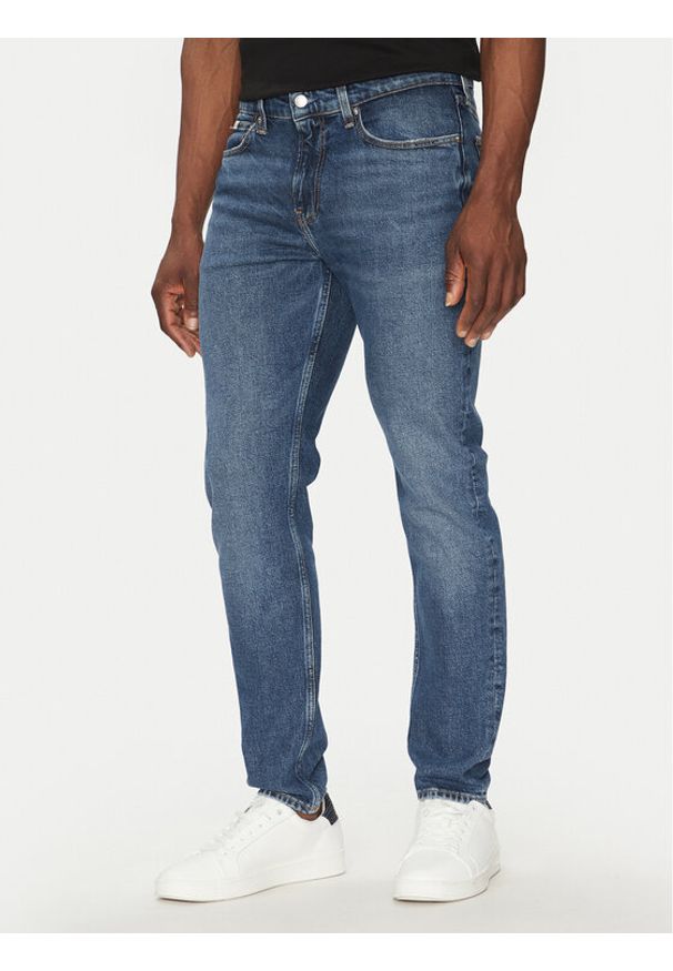 Calvin Klein Jeans Jeansy J30J327162 Niebieski Slim Fit. Kolor: niebieski