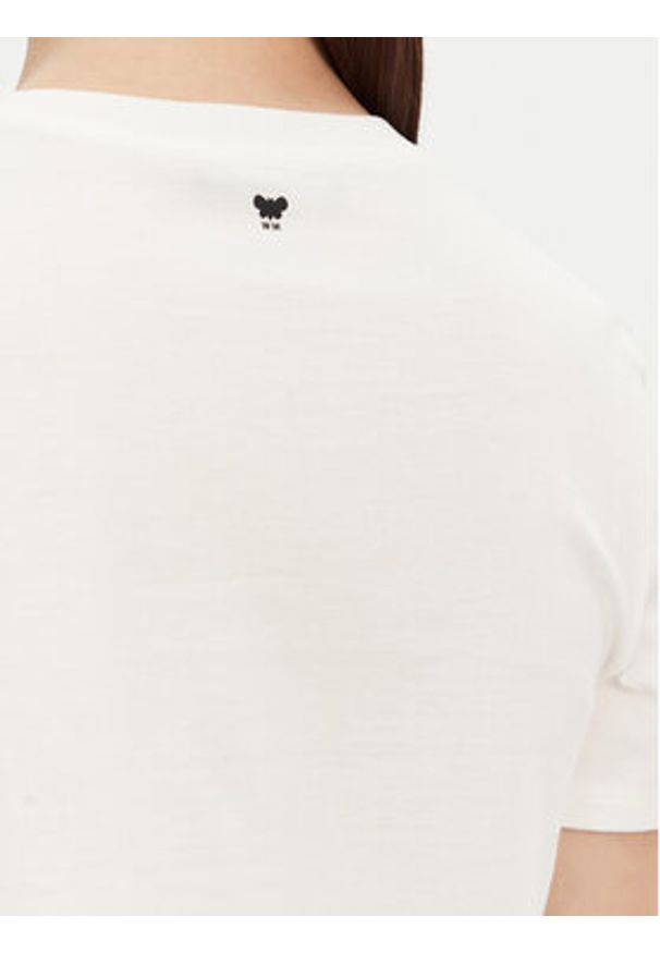Weekend Max Mara T-Shirt Teiera 2515971052 Biały Regular Fit. Kolor: biały. Materiał: bawełna