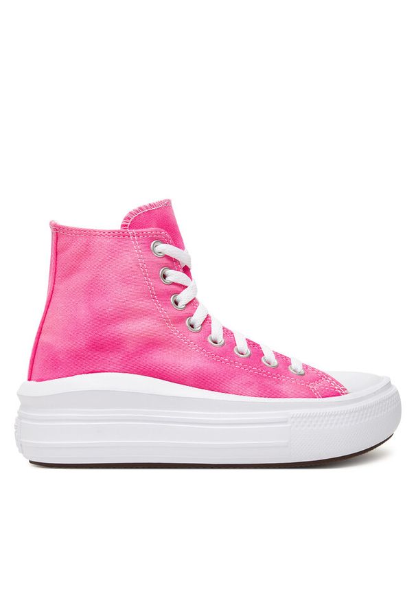 Trampki Converse. Kolor: różowy. Obcas: na platformie
