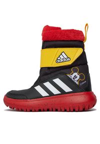 Adidas - adidas Śniegowce Winterplay x Disney Shoes Kids IG7189 Czarny. Kolor: czarny. Materiał: materiał. Wzór: motyw z bajki #4